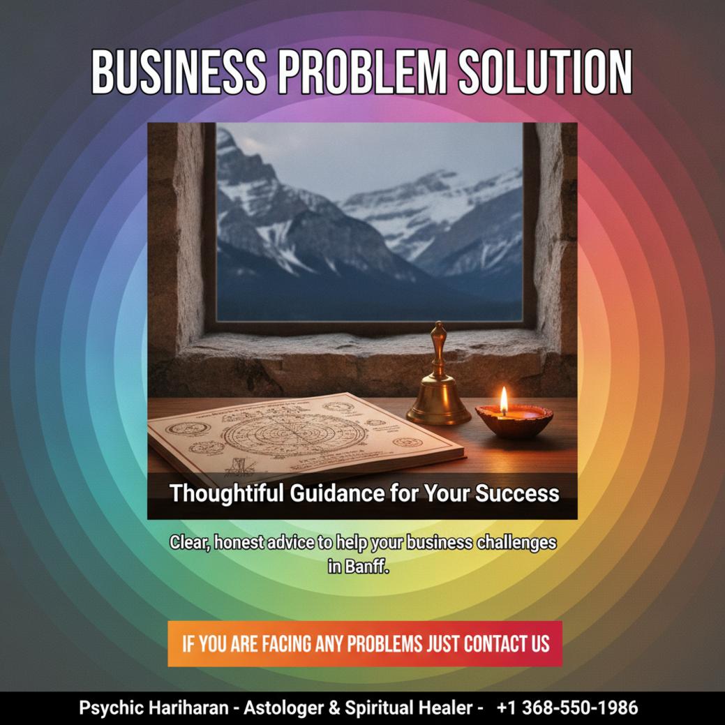 How Business Problem Solution Works in Banff, AB Banff business problem solution chart with astrological tools and candlelight