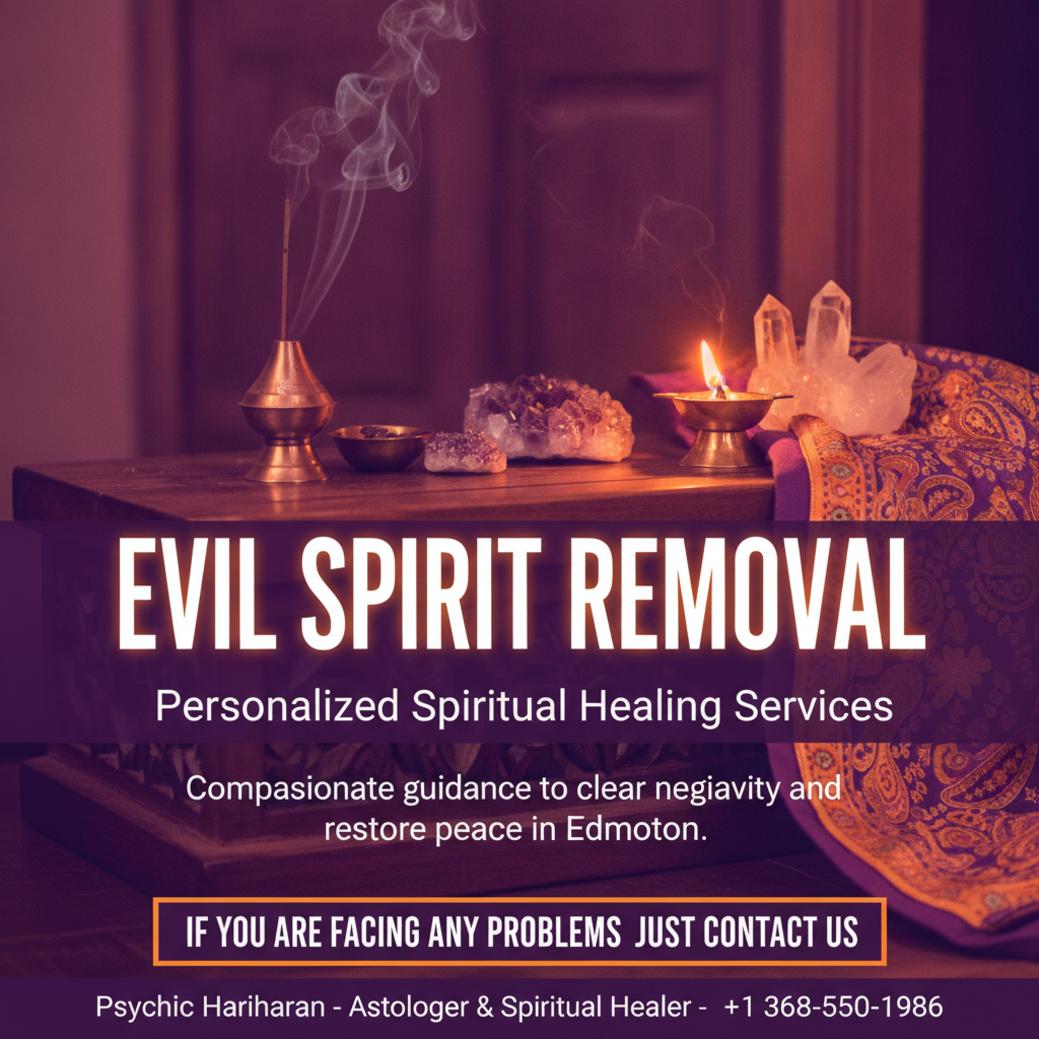 How Evil Spirit Removal Works — A Guide for Edmonton Residents Softly lit altar for evil spirit removal spiritual healing in Edmonton