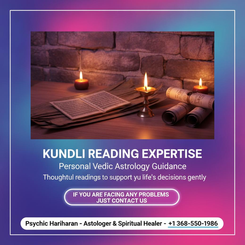 How Kundli Reading in Canmore Can Bring Clarity to Your Life Kundli reading setup with astrological charts in Canmore, AB room
