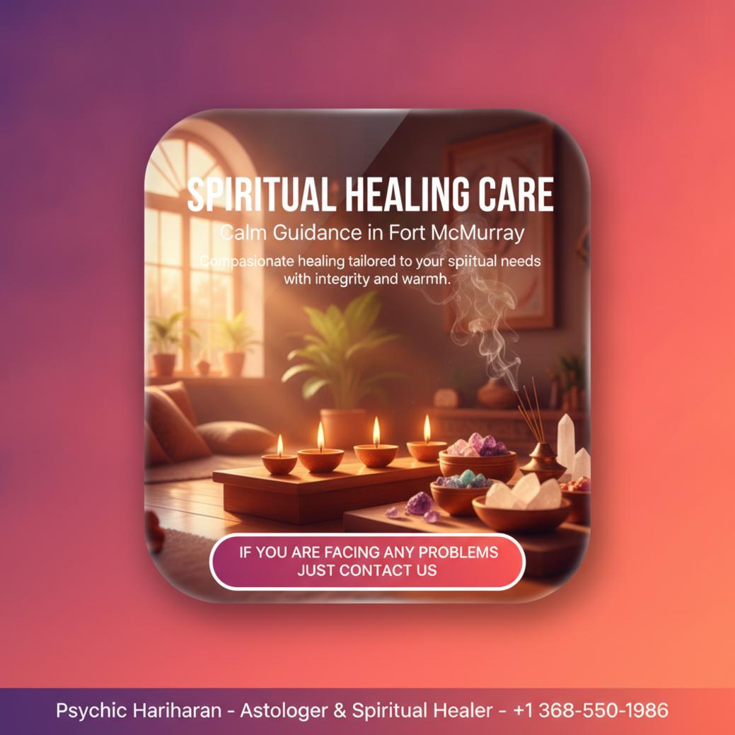 How a Spiritual Healer Can Support You in Fort McMurray, AB Spiritual healer altar with candles and crystals in Fort McMurray, AB