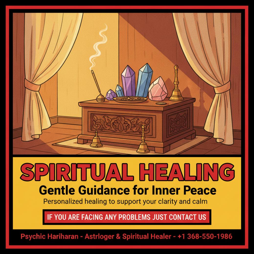 How Spiritual Healing in Edmonton Can Support Your Well-Being Spiritual healing setup with crystals and incense in Edmonton calm room