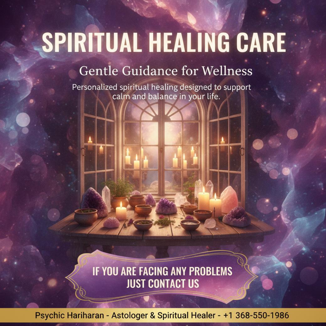 How Spiritual Healing Works in Medicine Hat, AB Spiritual healing setup with candles and crystals in Medicine Hat office