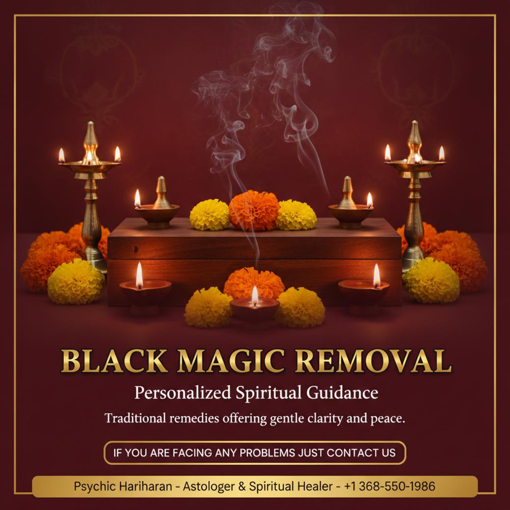How Black Magic Removal Helps in Grande Prairie, AB Black magic removal spiritual altar with Indian lamps Grande Prairie