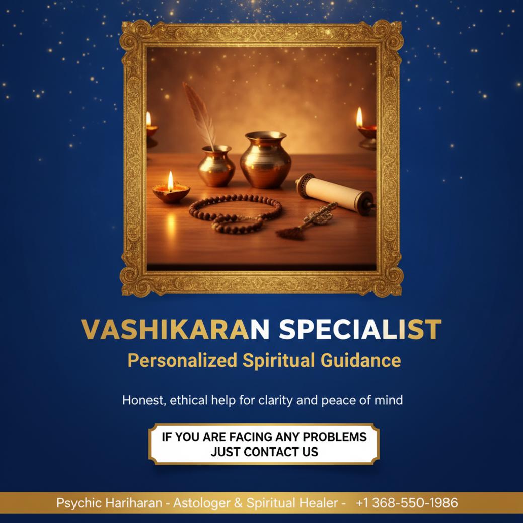 Vashikaran specialist spiritual setup with warm lighting in Grande Prairie
